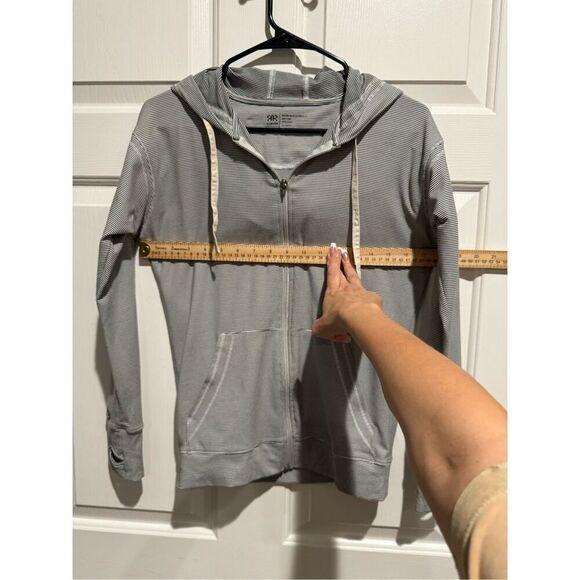 Albion Go To Sweet Stripe Lightweight Women’s Hoodie Zip Up Jacket XS - Picture 7 of 12
